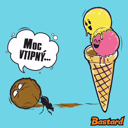 Moc vtipný