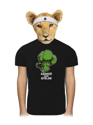 Zahoď ten stejk detské športové tričko Black