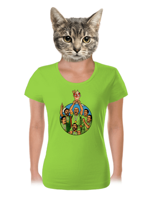 Pohár dámske tričko Apple Green