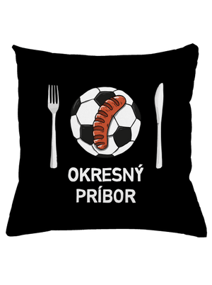 Okresný príbor vankúš Black