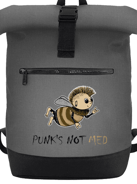 Punks Not Med batoh Grey Marl
