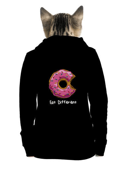 Eat different dámska mikina na zips Black