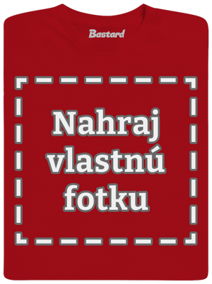 Vlastná potlač pánske tričko Red