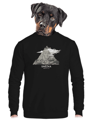 unisex mikina bez kapucne