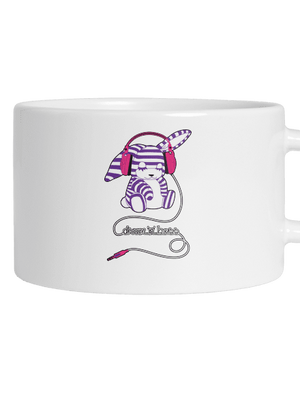 DNB hrnček makronka White