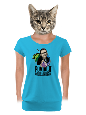 dámske tričko s lemom