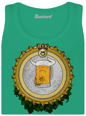 Pivný horoskop: Býk dámske tielko klasické Mint Mal