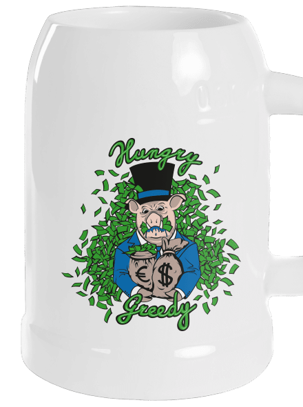 Nenažrané prasa polliter White