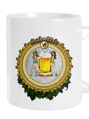 Pivný horoskop: Kozorožec veľký hrnček White