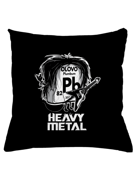 Heavy Metal vankúš Black
