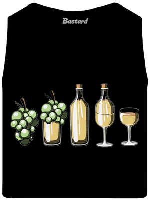 Evolúcia bieleho vína pánske tielko Black