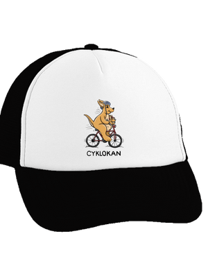 Cyklokan šiltovka truckerka Black cap