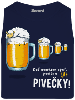 Pivečka pánske tielko French Navy