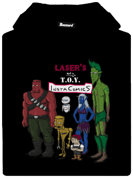 Laser's not a toy dámska mikina klokanka Black