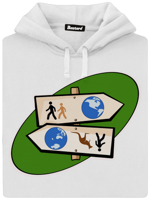 Diaľkový pochod dámska mikina klokanka White