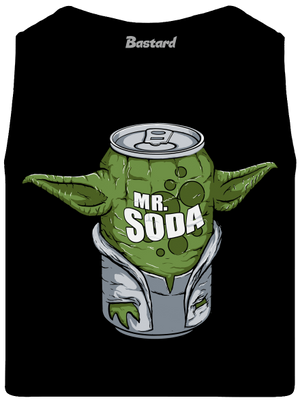 Mr. Sóda pánske tielko Black