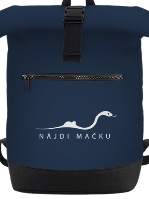 Nájdi mačku batoh French Navy