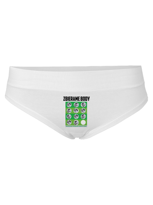 Zbierame body - futbal dámske nohavičky White