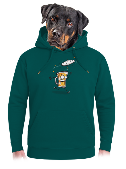 Čiapka unisex mikina premium Emerald Green