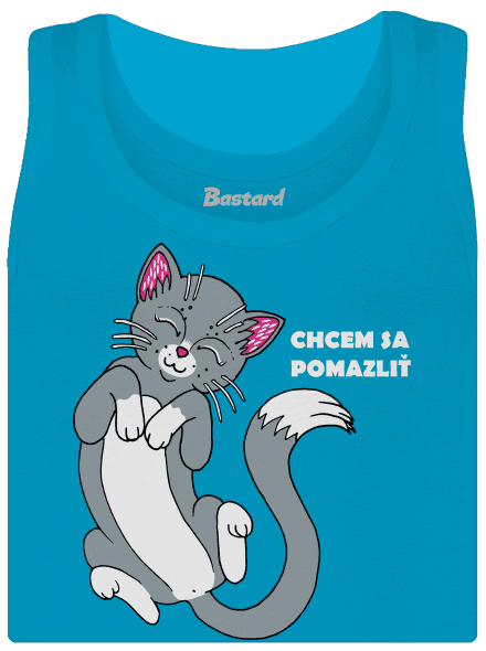 Chcem sa pomazliť dámske tielko klasické Blue Atol