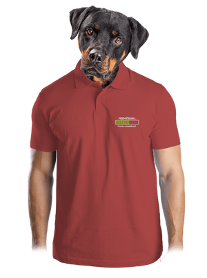 Premýšľam pánska polokošeľa Burgundy