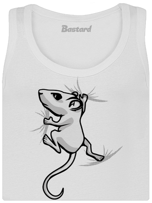 Myšiak dámske tielko klasické White