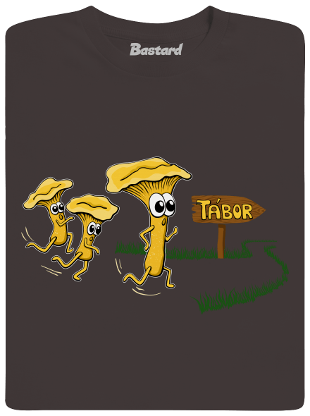 Beží líšky k táboru pánske dlhý rukáv Bear Brown