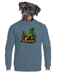 unisex mikina bez kapucne