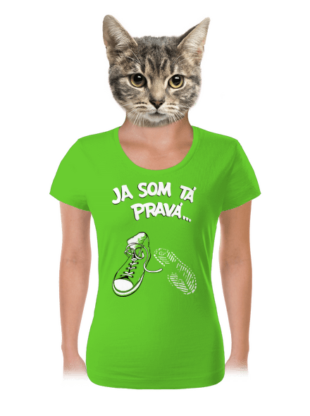 Hľadám tú pravú dámske tričko Apple Green