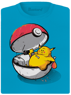 Koniec pokémona dámske športové tričko Blue Atol