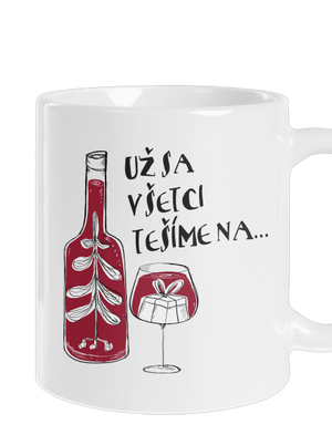 Vianoce vo víne klasický hrnček White