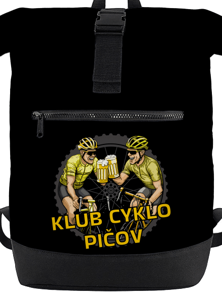 Klub cyklo pičov batoh Black