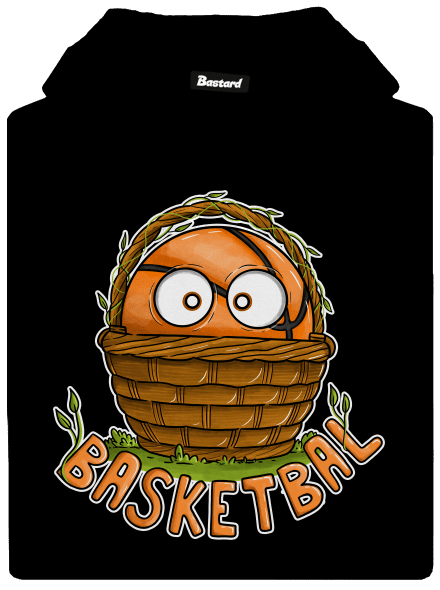 Basketbal pánska mikina klokanka Black