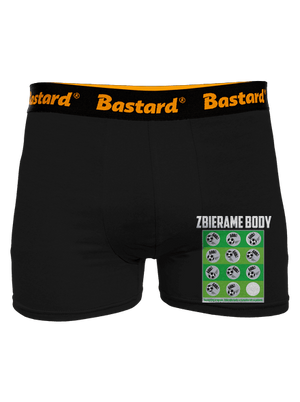 Zbierame body - futbal boxerky Black