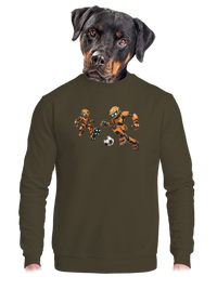 unisex mikina bez kapucne