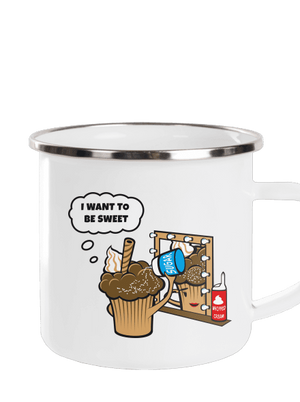 Sweet muffin plecháčik White