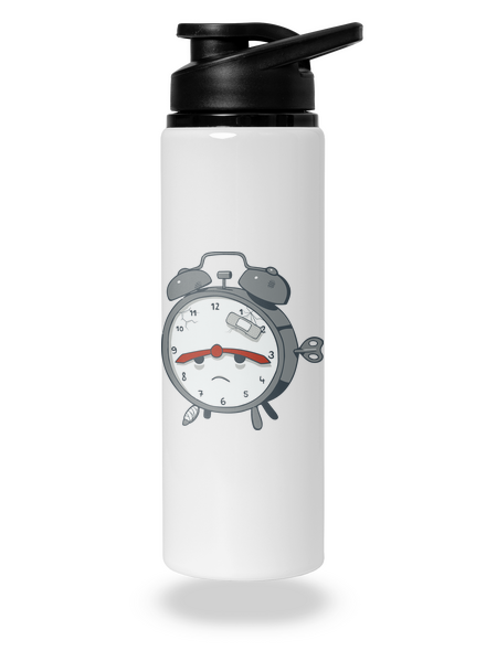 Budíček flaša na vodu White