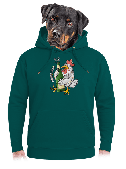 Prosekoko unisex mikina premium Emerald Green