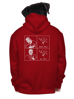 Cimrman: Copak jmelí pánska mikina na zips Red