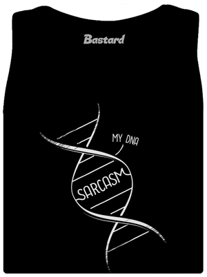 Sarcasm dámske tielko klasické Black