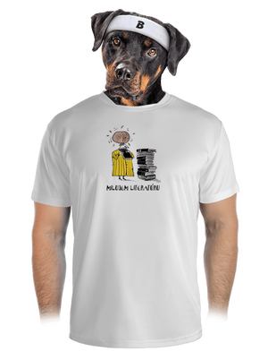 Milujem literatúru pánske športové tričko White