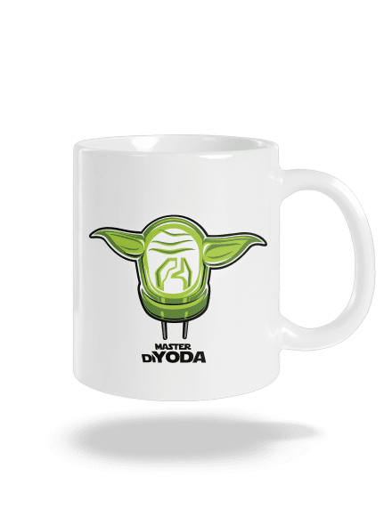 Mistr DiYoda klasický hrnček White
