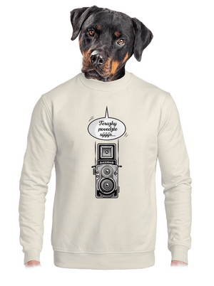 unisex mikina bez kapucne