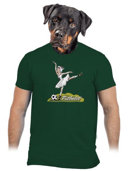 Futbalet pánske tričko Bottle Green