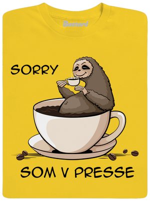 V presse pánske tričko Gold