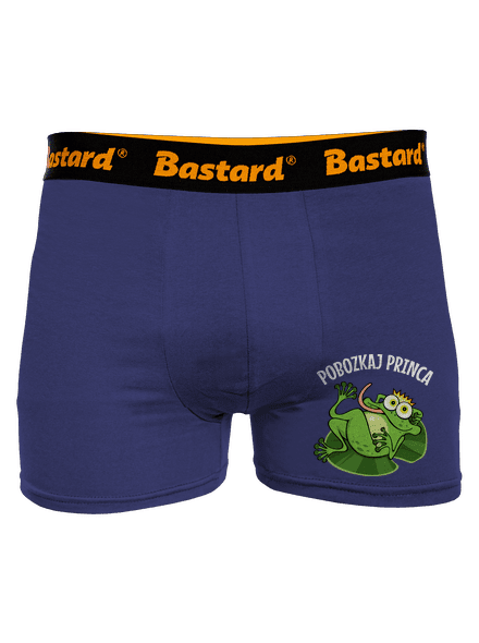 Pobozkaj princeznú a princa boxerky Blue Navy