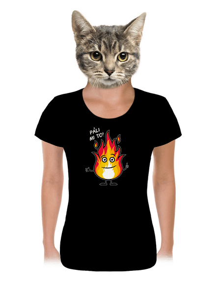 Páli mi to dámske tričko Black