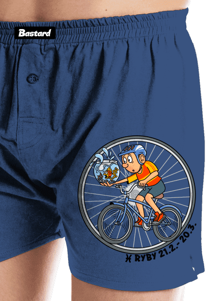 Cyklistický horoskop: Ryby pánske trenky Blue