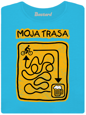 Moja trasa dámske tričko Blue Atol