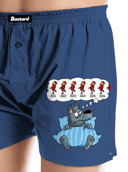 Vlčia nespavosť pánske trenky Blue